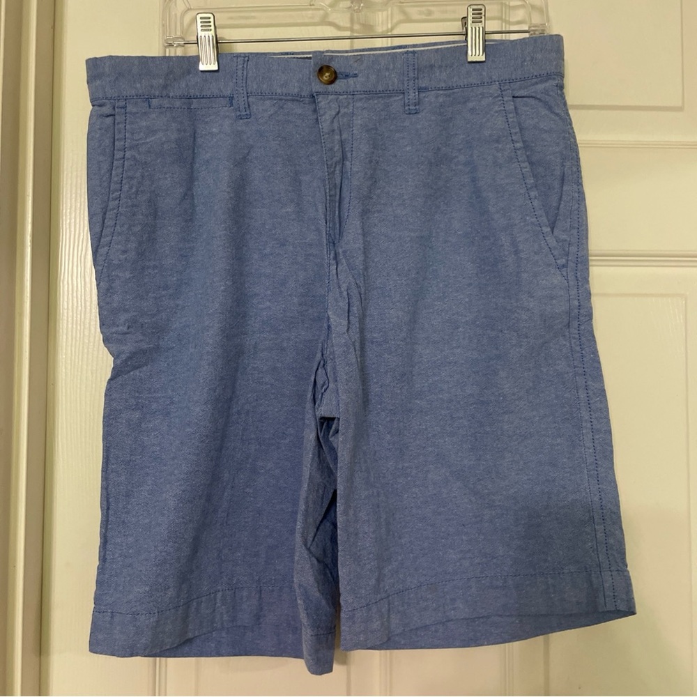 Tommy Hilfiger Blue Casual 100% Cotton Shorts with Button Closure 32x10